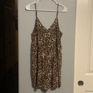 Leopard Print Romper
